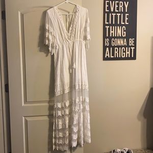 White vici dress